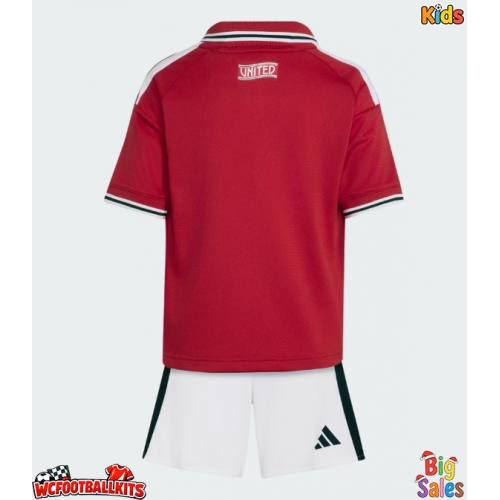Manchester United Replica Home Stadium Kit for Kids 2026-27 Short Sleeve (+ pants)